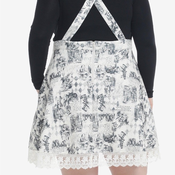 Thorn & Fable Through The Looking Glass Art Suspender Skirt - Picture 10 of 12